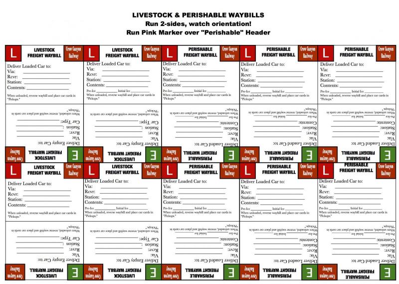 Car cards Model Railroad Hobbyist magazine